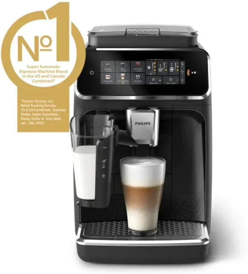 Fully automatic espresso machine 6 hot and iced beverages with ceramic grinder