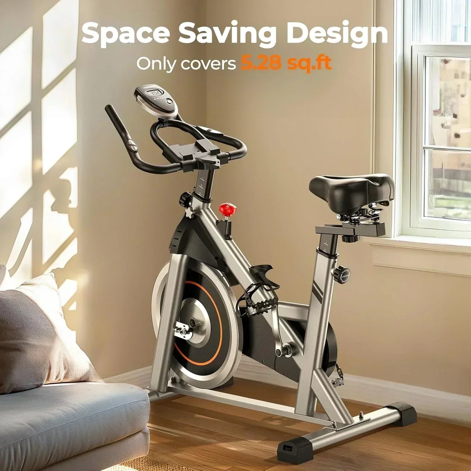 Arita brand fitness bicycle Home fixed fitness treadmill Low noise design tablet stand