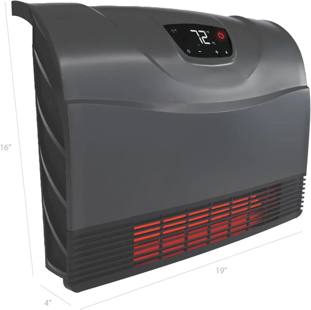 Heat Storm HS-1500-PHX-WIFI Infrared Heater, Wifi Wall Mounted