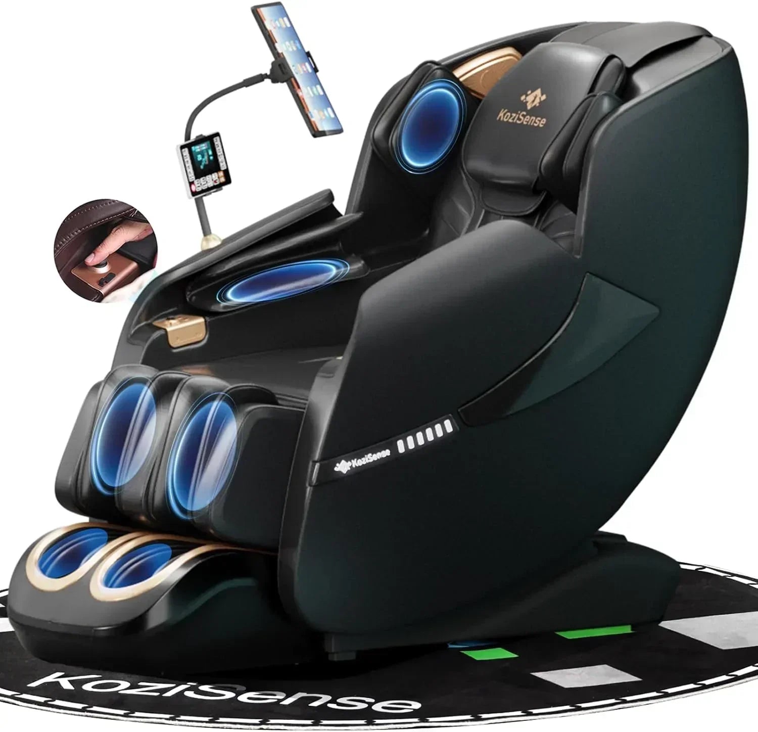 2025 Massage Chair Full Body Zero Gravity SL-Track Shiatsu Massage Recliner Chair with Heat