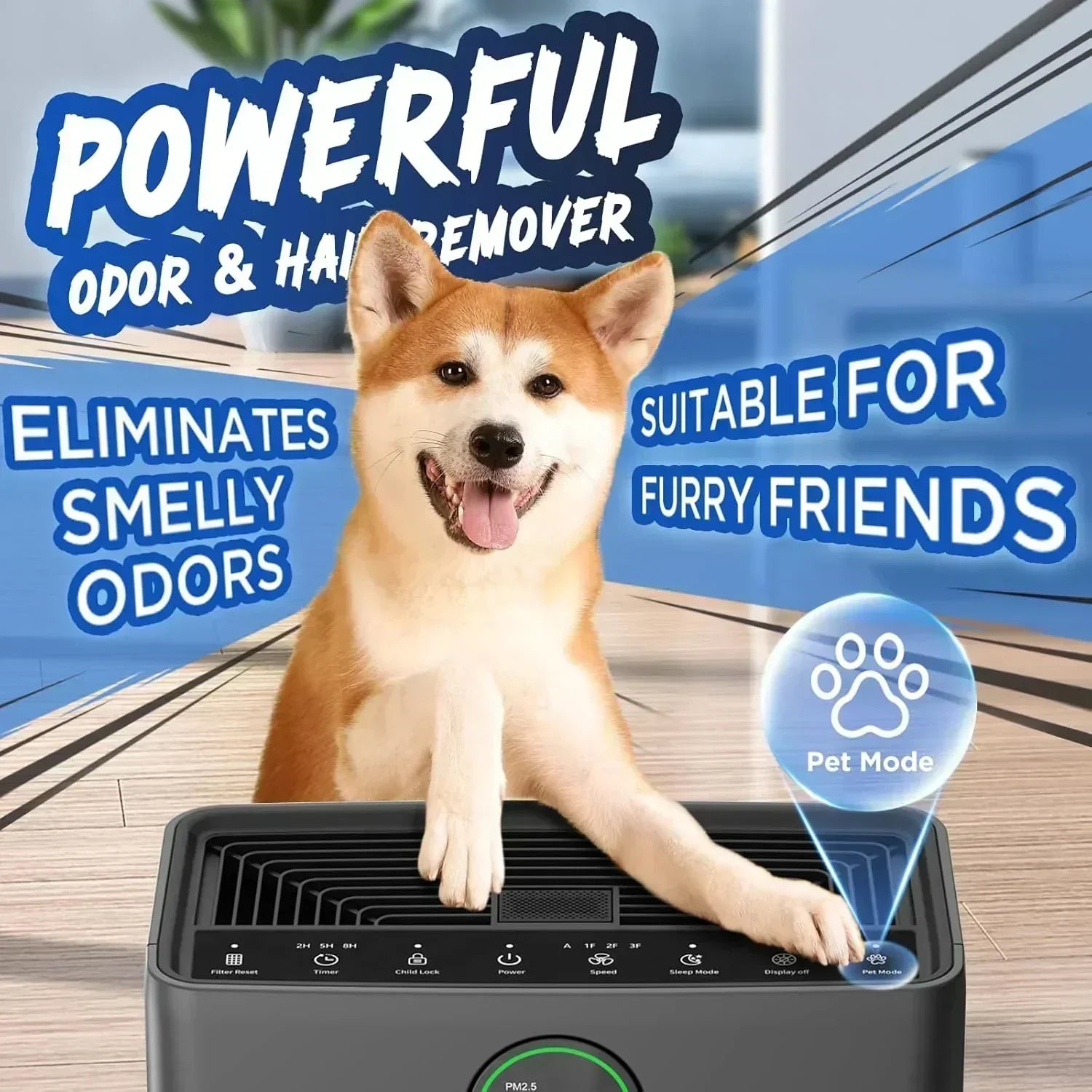 Air Purifiers for Home Large Room up to 2200sq.ft MOOKA Air purifier for Home Pets
