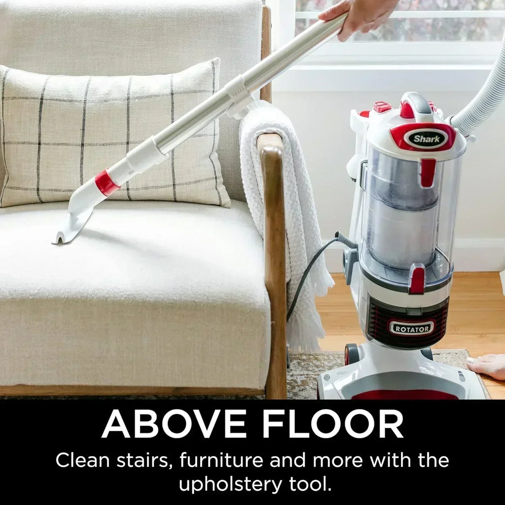 Upright Vacuum Navigator Lift-Away Deluxe Capacity HEPA Filter Swivel Steering Upholstery Tool