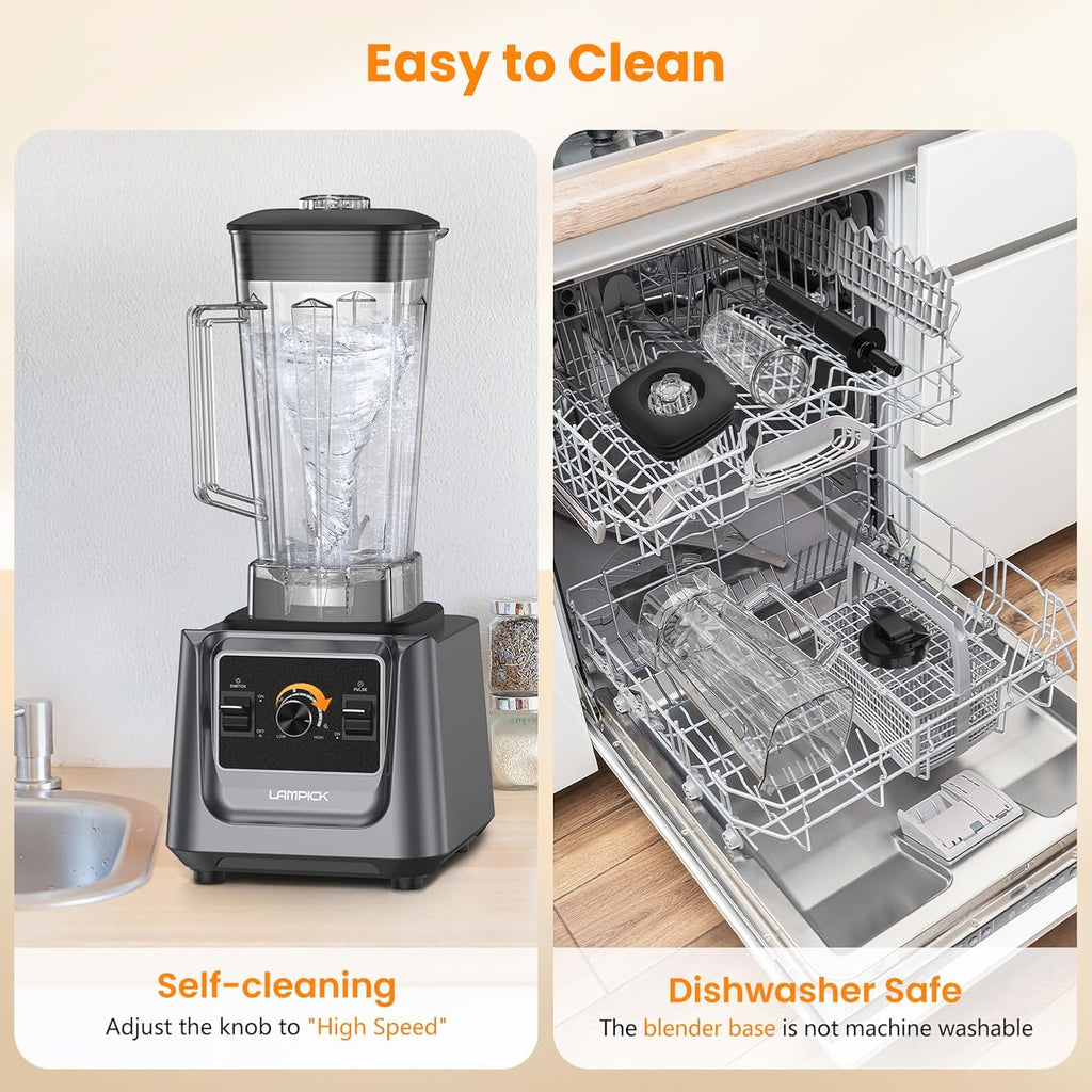 KitchenAid Blender, 2000W Professional-Grade High-Speed Countertop Blender with 68oz Blending Jar and 27oz To-Go Cup