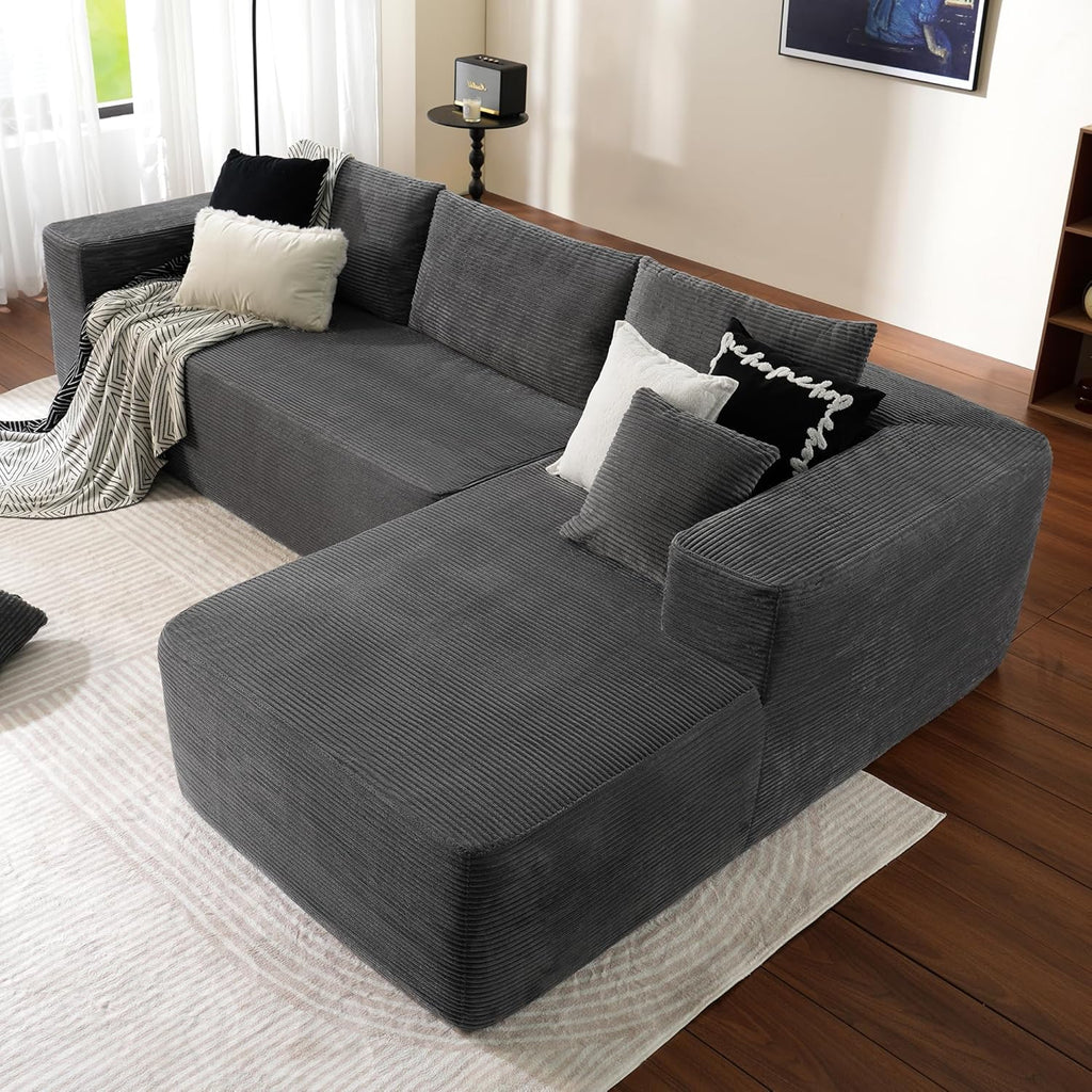 Ovios 104 Cloud Section Sofa L-shaped lounge chair, modern modular sofa