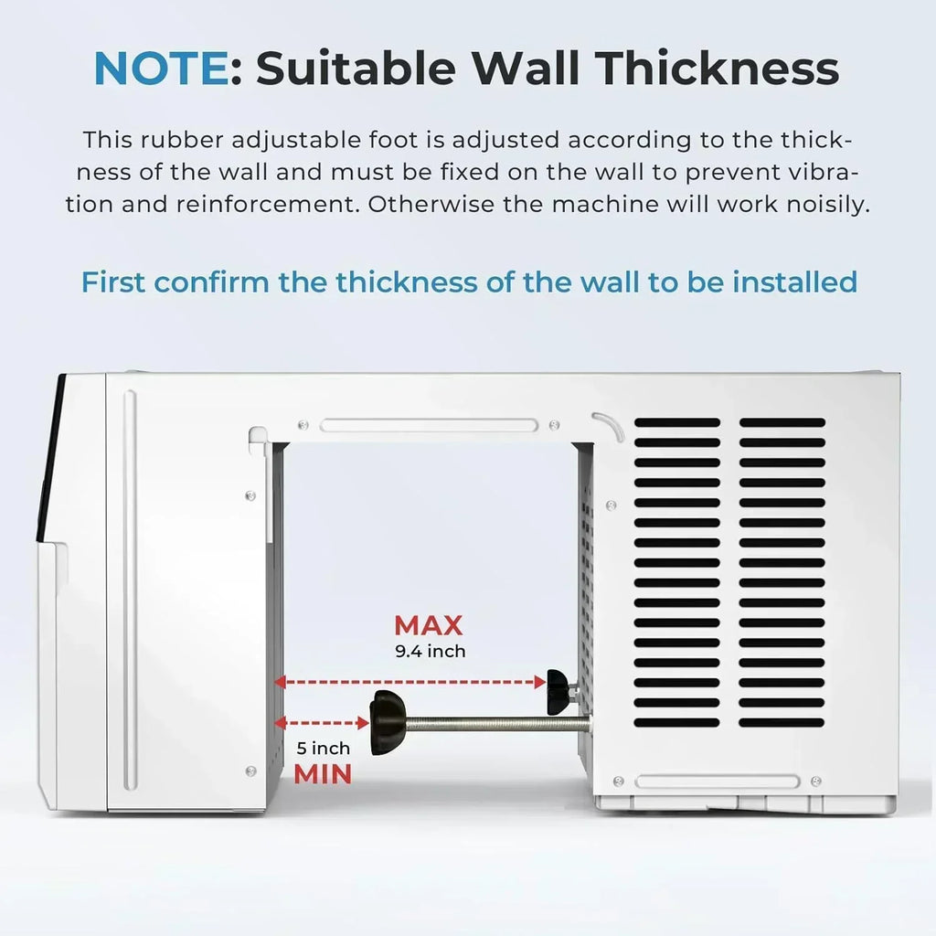U-Shaped Window Air Conditioner 12000BTU Window AC Unit Cools up to 550 sq. ft. 6 Modes