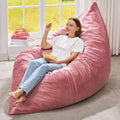 Hobestluk 3 in 1 Bean Bag Chair Giant Bean Bag Chairs Convertible Bean Bag Floor Cushion