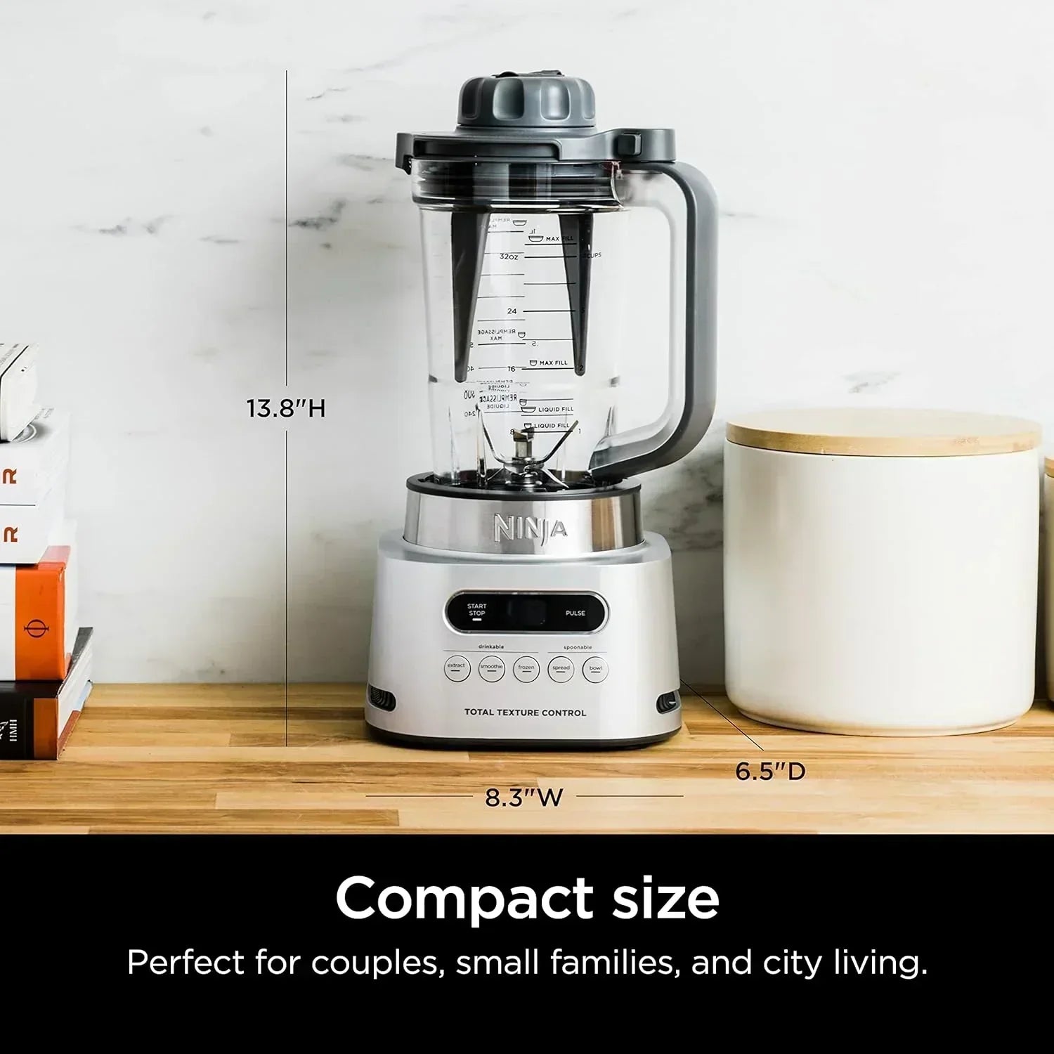 Ninja SS151 Twisti Blender Duo High Speed 1600 WP Smoothie Nutrition Extractor