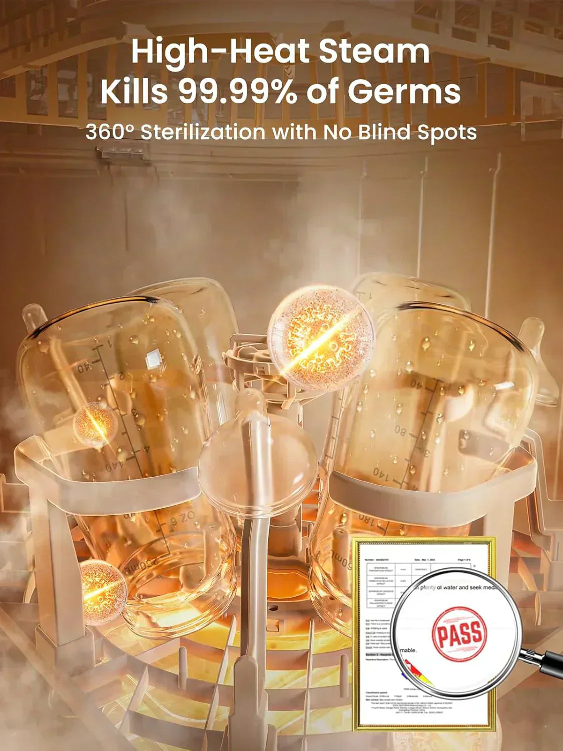 Bottle Washer Pro All-in-One Bottle Washer and Sterilizer Baby Bottle Washer for Bottles