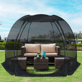Alvantor Pop Up Screen House Gazebo with Mosquito Netting, Instant UV Resistant Sun Shelter