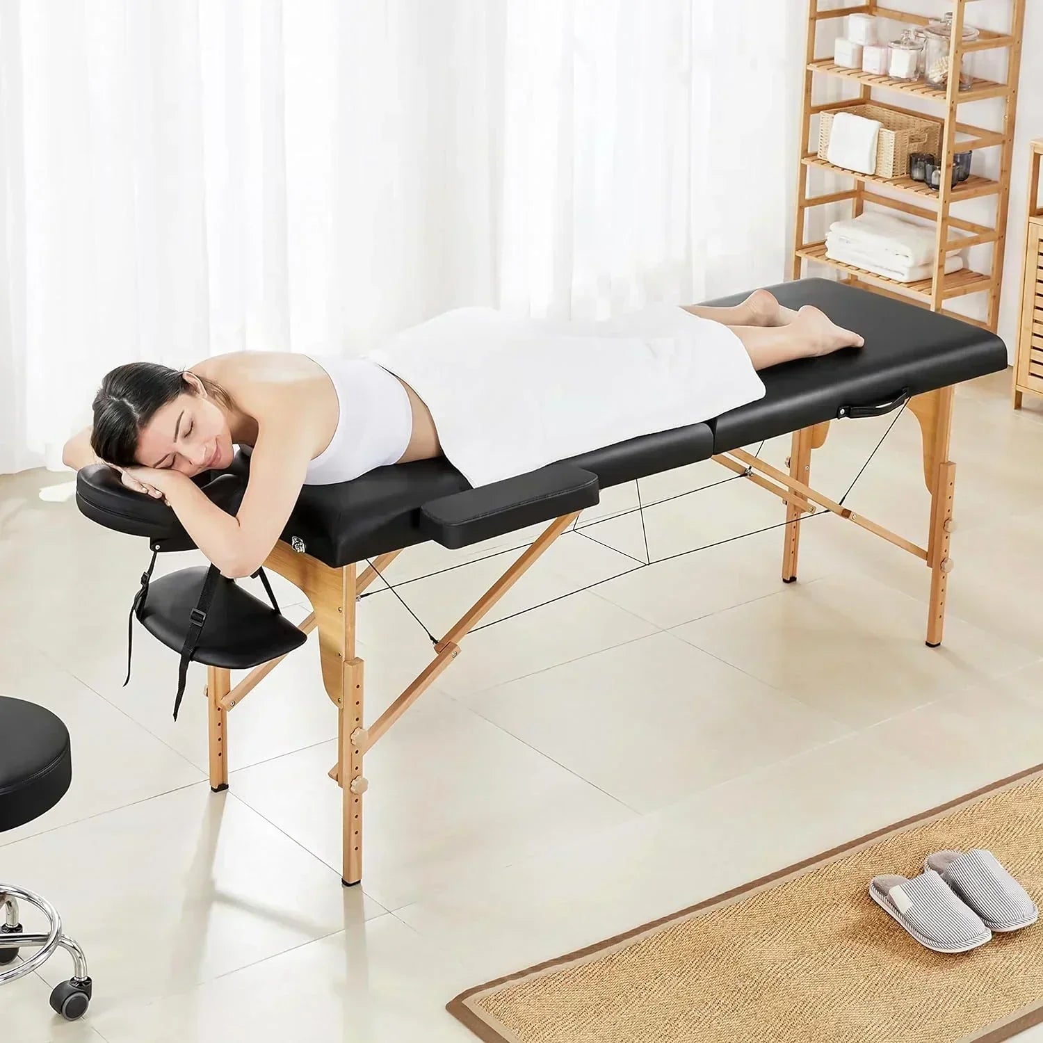 Yaheetech Massage Table Portable Lash Beds Spa Bed Massage Couch Foldable Spa Tables