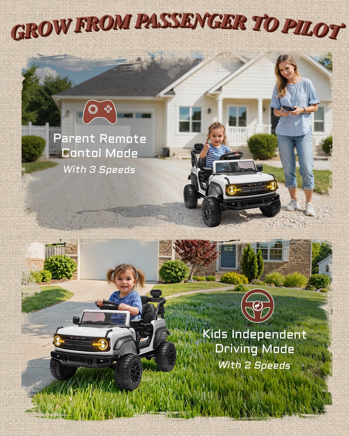 Kids Pink Ride-On Truck Battery Powered Electric Toy Car