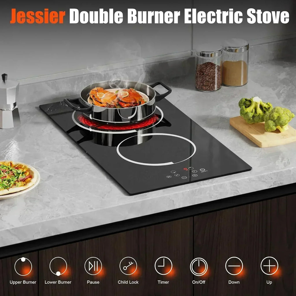 Electric Cooktop 30 Inch - 5 Burners Built-in Ceramic Cooktop 30 Electric Stove Top