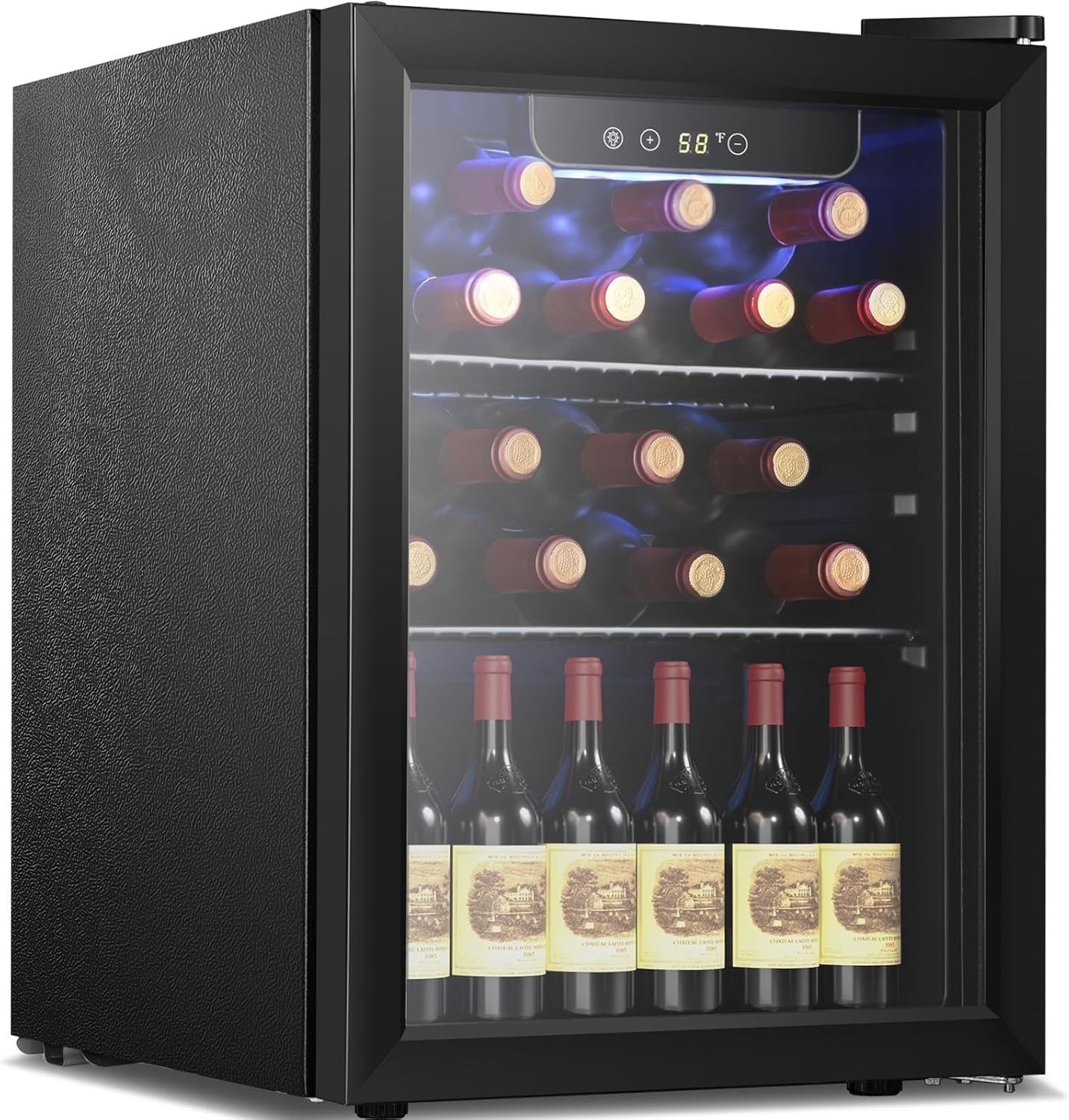 Antarctic Star 26 Bottle 130 Can Wine Cooler Cabinet Beverage Refrigerator Mini Wine Cellar