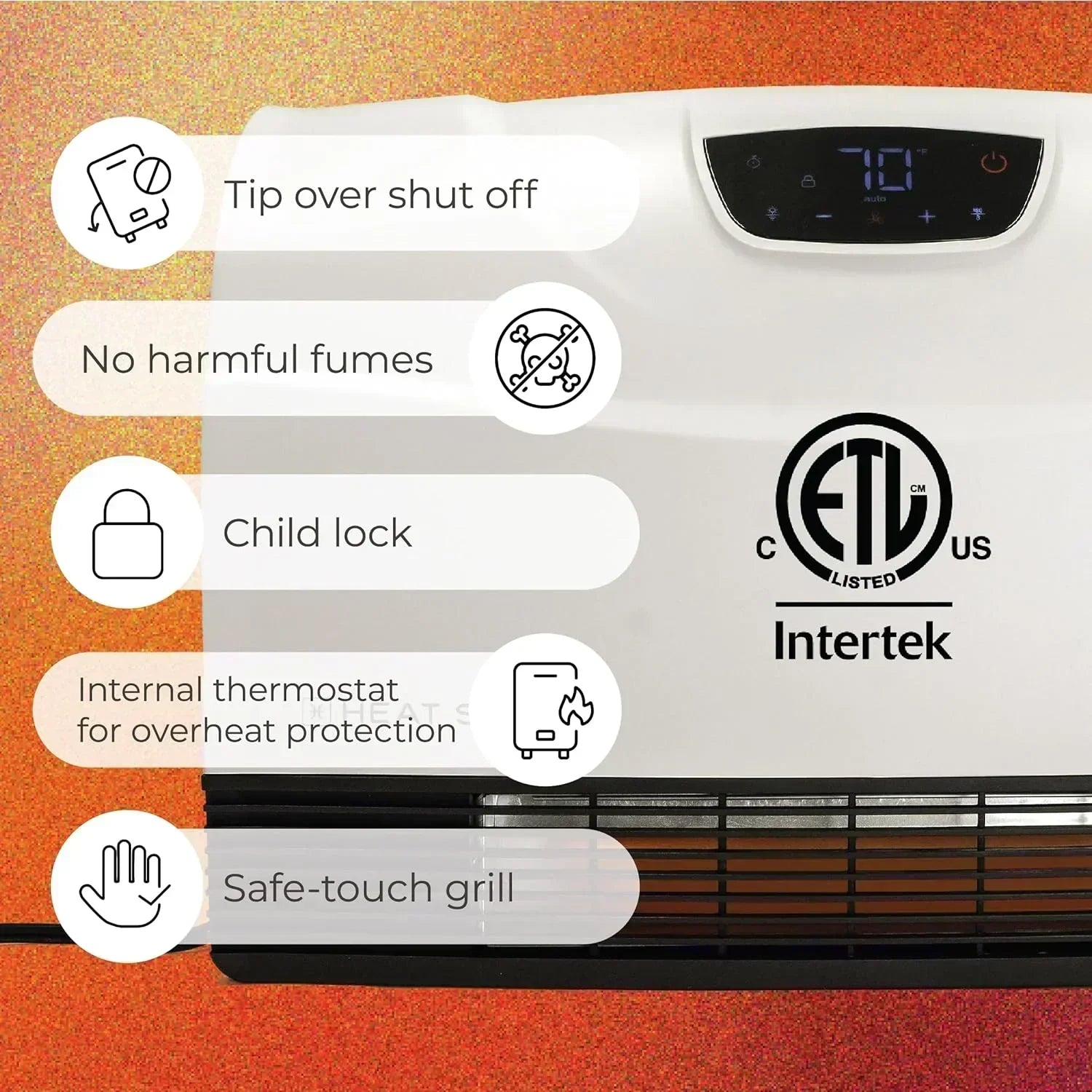 HS-1500-PHX-WIFI Infrared Heater Wifi Wall Mounted