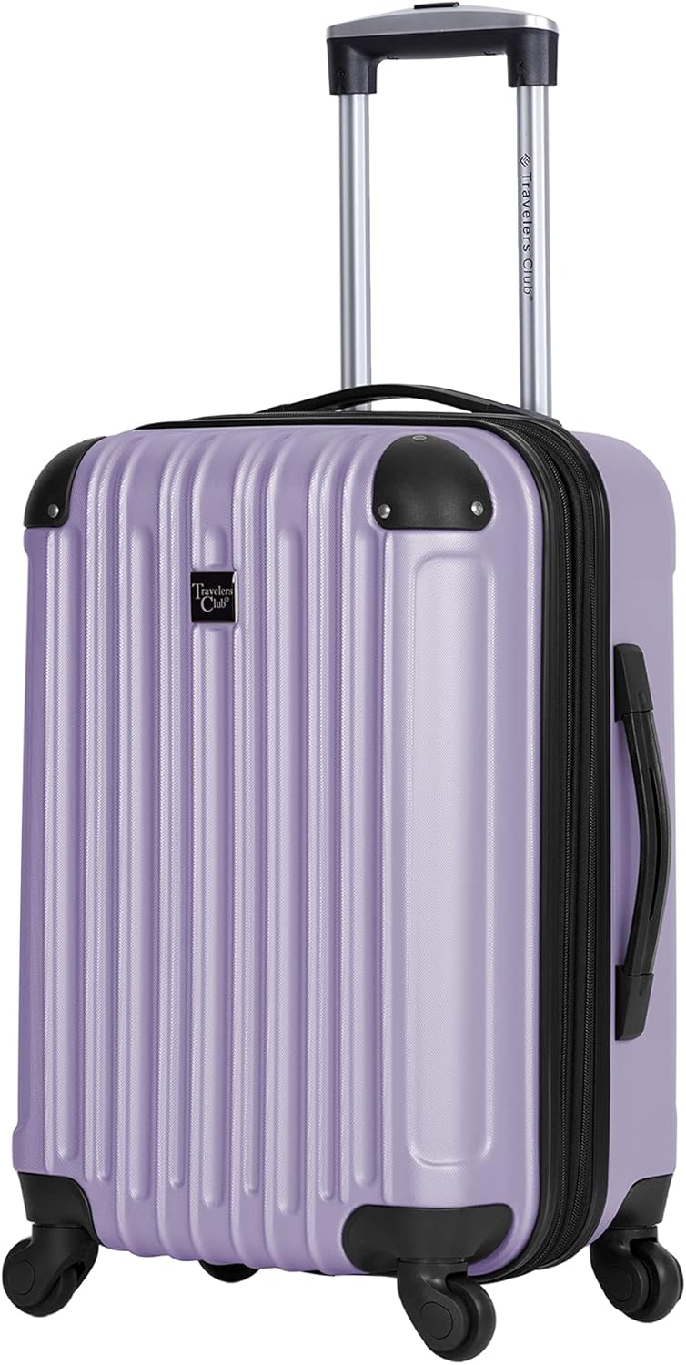 Hardside Travel Luggage Lilac Set of 4