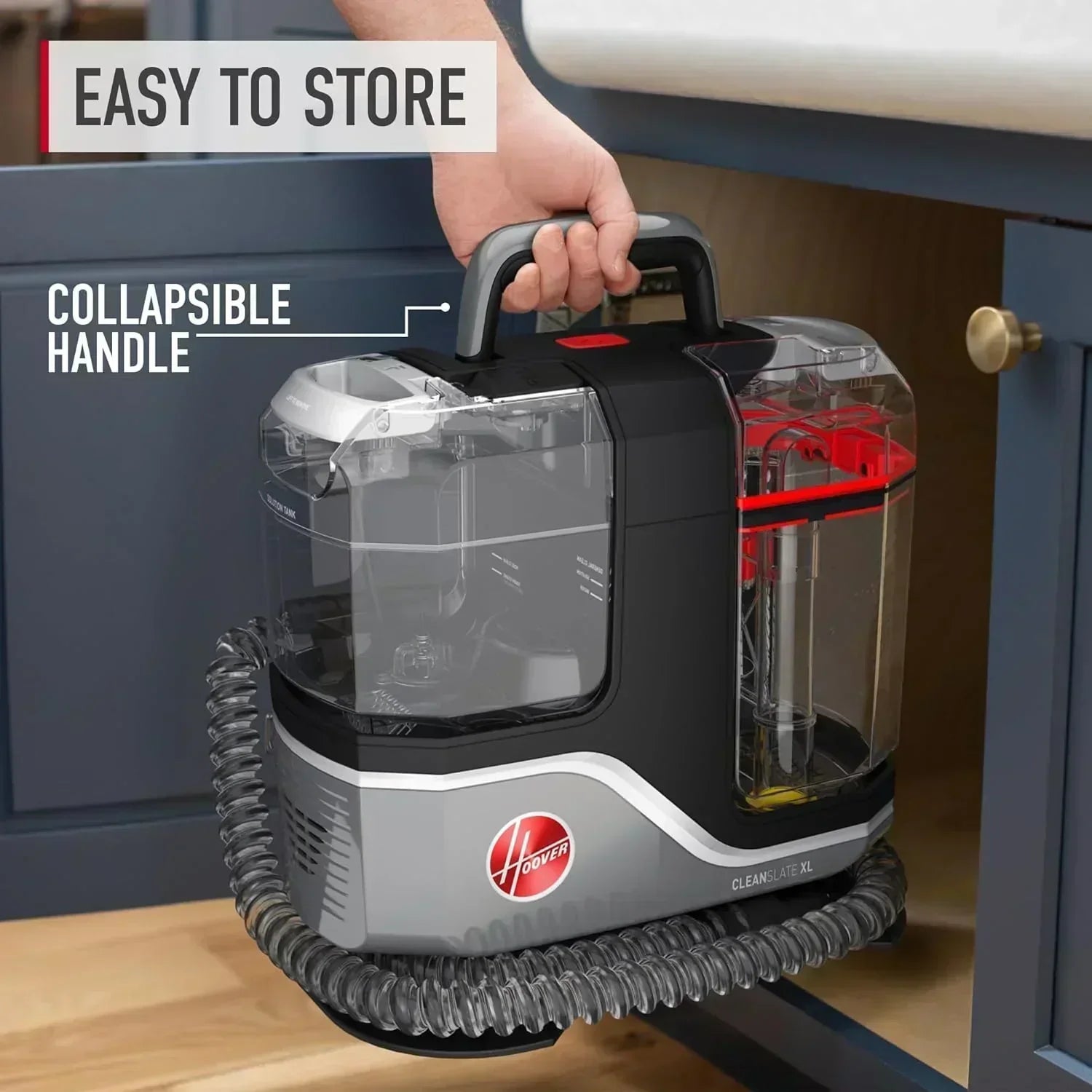 Hoover CleanSlate Plus Portable Carpet Upholstery Spot Cleaner with Powerful Suction