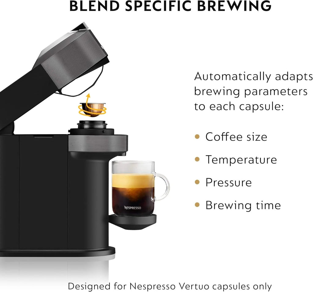 Nespresso Vertuo Next Coffee and Espresso Maker by De'Longhi, White