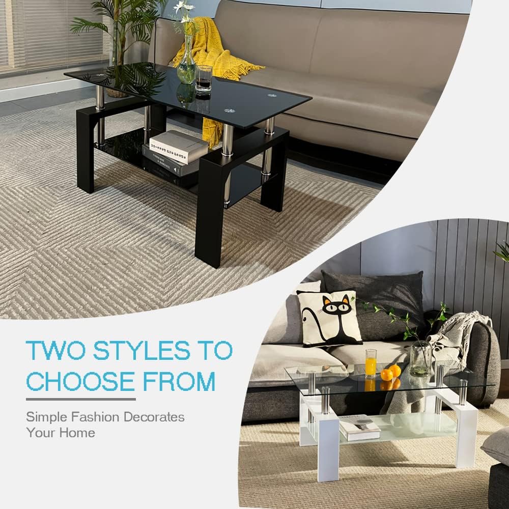 Living Room Rectangle Coffee Table Tea Table Suitable for Waiting Room Modern Side Coffee Table