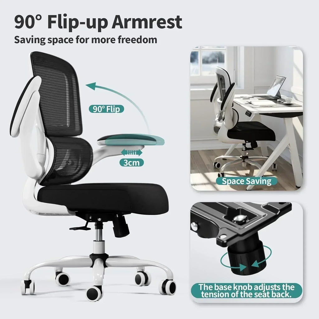 TRALT Office Chair Ergonomic Desk Chair 330 lbs Home Mesh Gaming Chair with Wheels