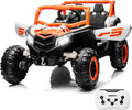 JOYRACER Kids Remote Control Car with 4 x 150W Motors Shock Absorbers Bluetooth MP3 Player