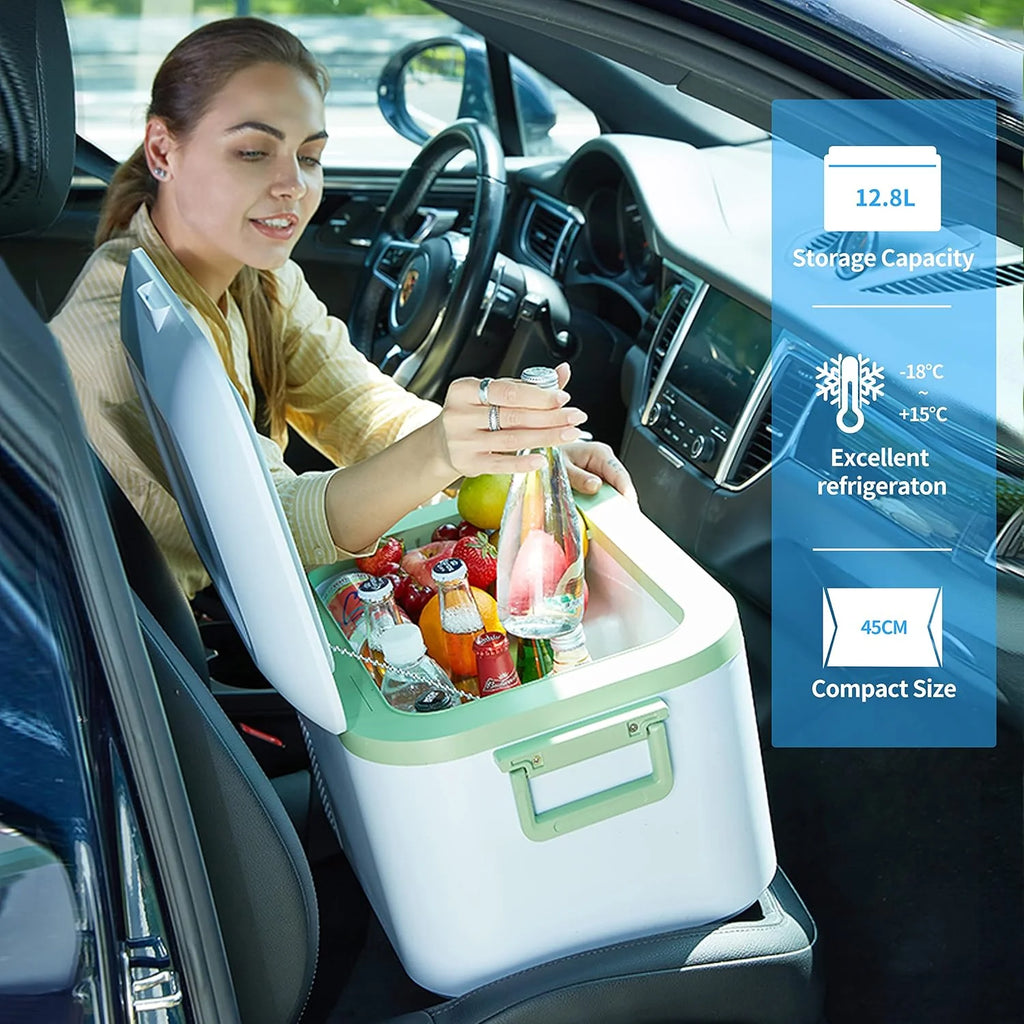 Car Fridge Portable 12 Volt Refrigerator 23 Quart (22 Liter) Freezer Compressor Cooler 12V/24V DC