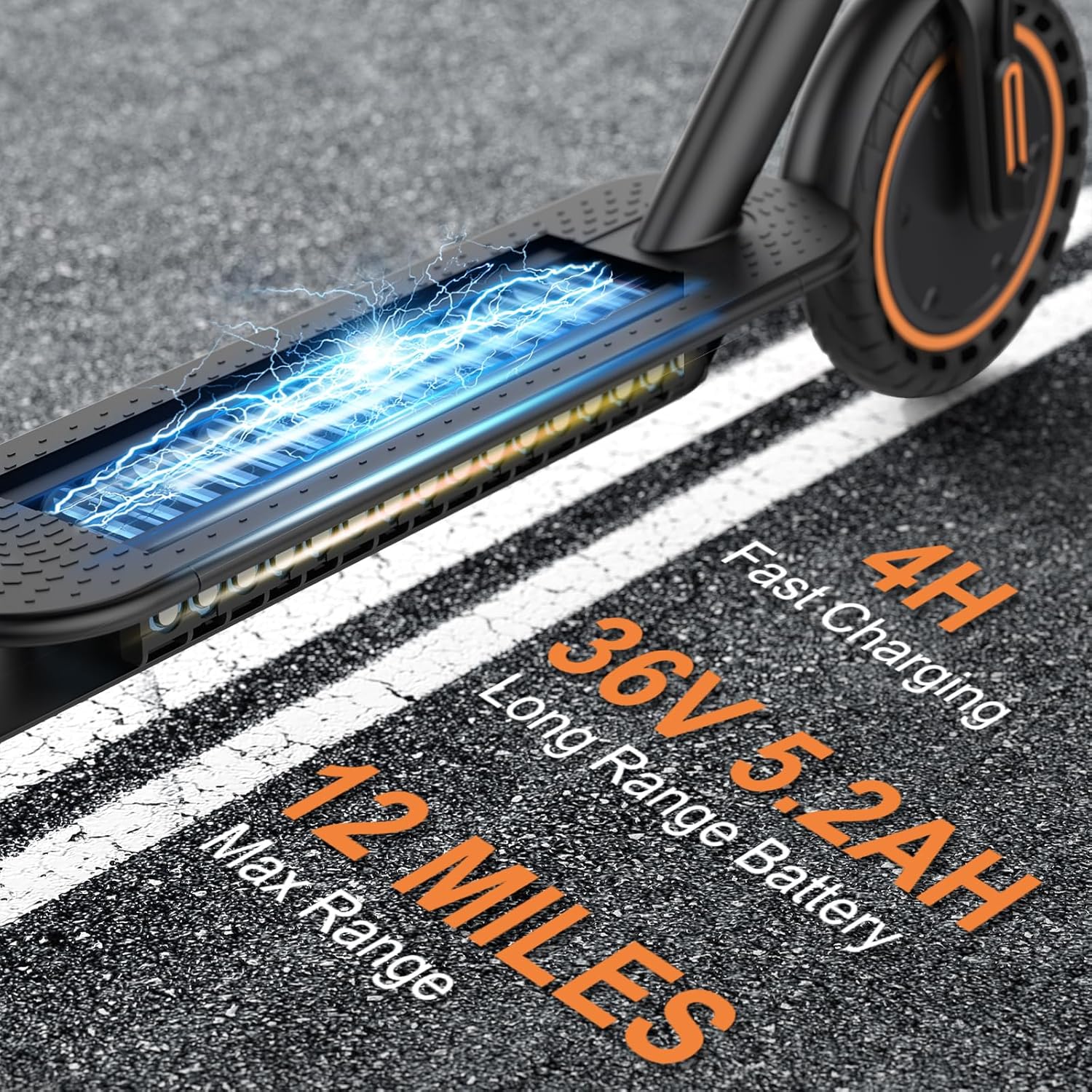 Electric Scooter 350W/500W Powerful Motor 8.5/10 Solid Tires 19/22Mph 28/21/12 Miles Range
