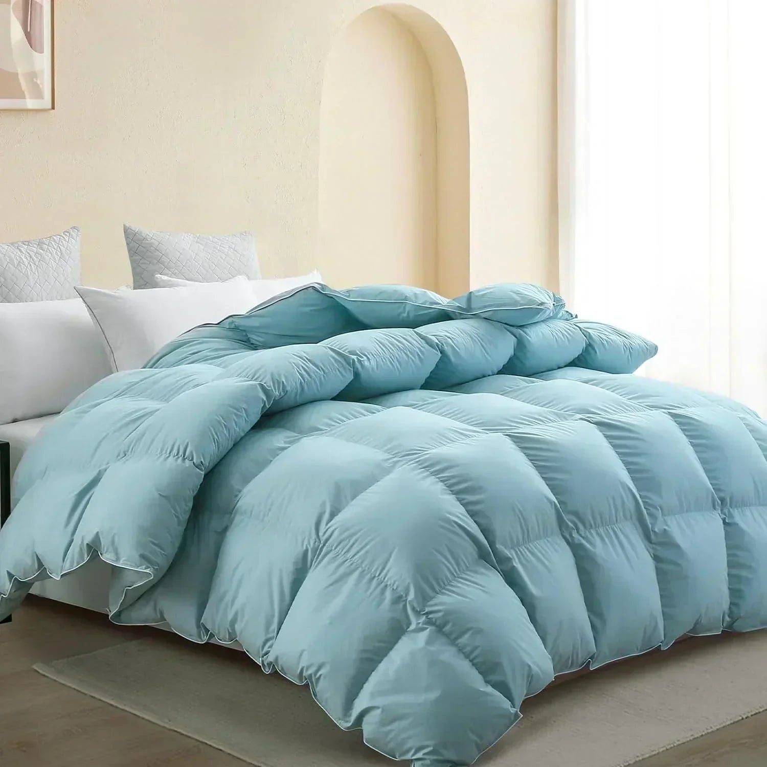 Premium Down Comforter 3D Baffle Box Design