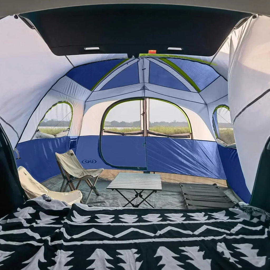SUV Tent for Camping 6-Person SUV Tailgate Tent Easy Set Up with Rainfly 10'x9'x78in