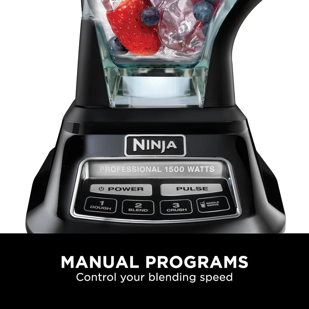 Ninja Mega Kitchen System, 1500-Watt, 72-Ounce Full-Size Blender and 8-Cup Food Processor with (2) 16-Ounce To-Go Cups