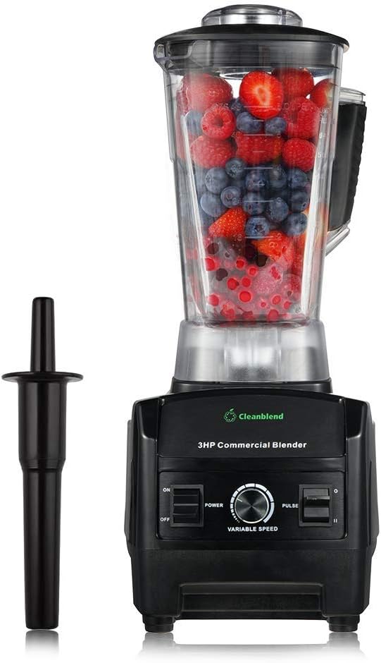 Cleanblend Commercial Blender with 5-Year Full Warranty Performance Professional Countertop Blender