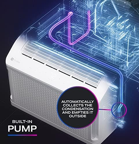PHNT10CC Clearview Air Conditioner 10,300, Inverter Technology, Ultra Quiet, Medium Rooms up to 450 Sq. FT, Full Window View with Easy Installation, Energy-Efficient Cooling, 10300 BTU, White