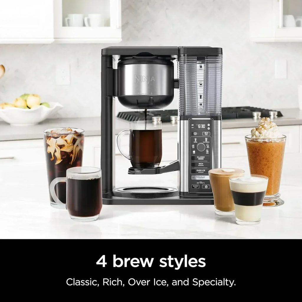 Extra Large Hot and Iced Coffee Maker with Fast Cold Brew 4 Brewing Methods 8 Sizes