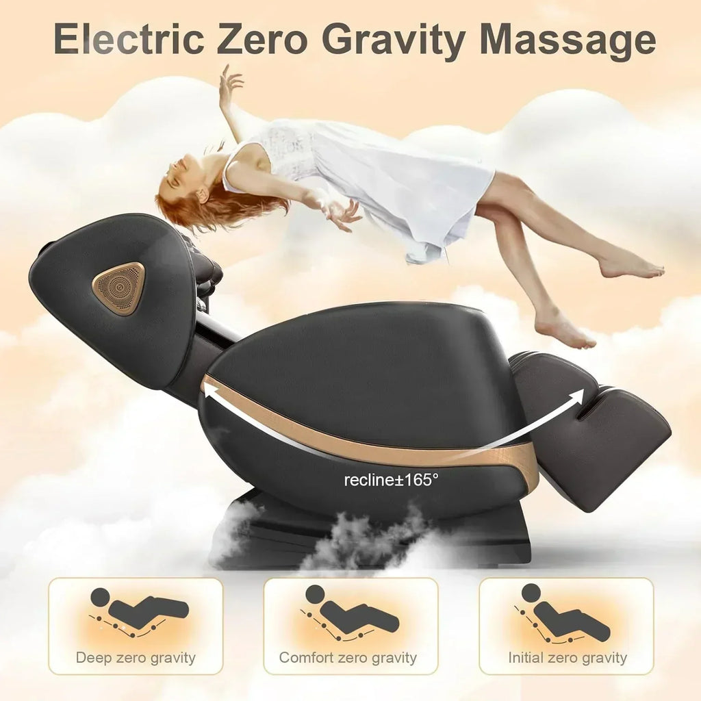 2025 Massage Chair Full Body Zero Gravity Massage Chair with 10 Fix Rollers Heating