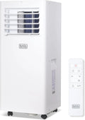 BLACK+DECKER Portable Air Conditioner, 8,500 BTU (5,100 BTU SACC) for Rooms Up To 350 Sq. Ft., Portable AC with Full Function Remote Control & Window Kit, BPACT05SM, White