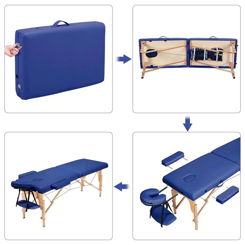 Yaheetech Massage Table Portable Lash Beds Spa Bed Massage Couch Foldable Spa Tables
