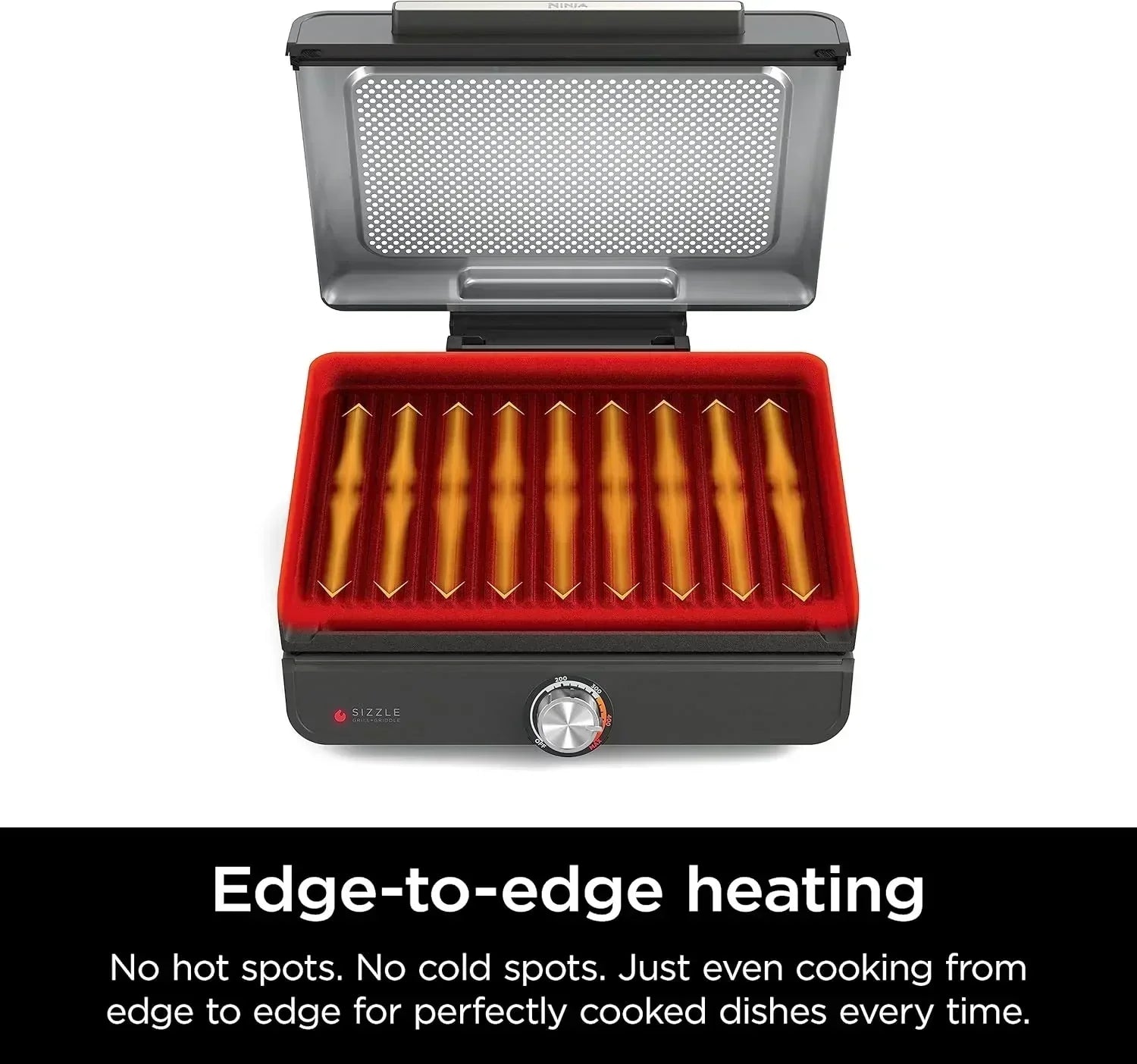Griddle and Indoor Grill Electric Grill For Steak Burgers Salmon Veggies and More Pancake Griddle