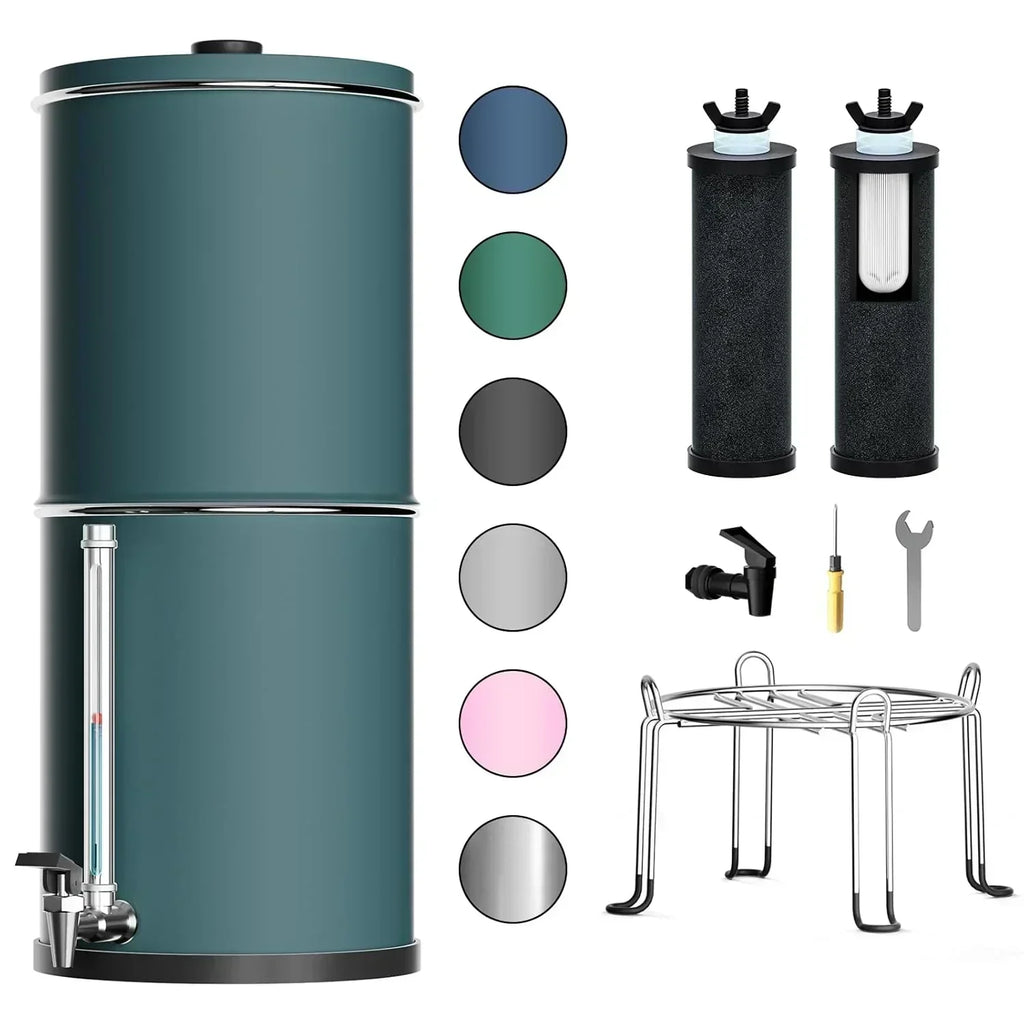 Purewell three-stage 0.01��m ultrafiltration gravity water filtration system 304