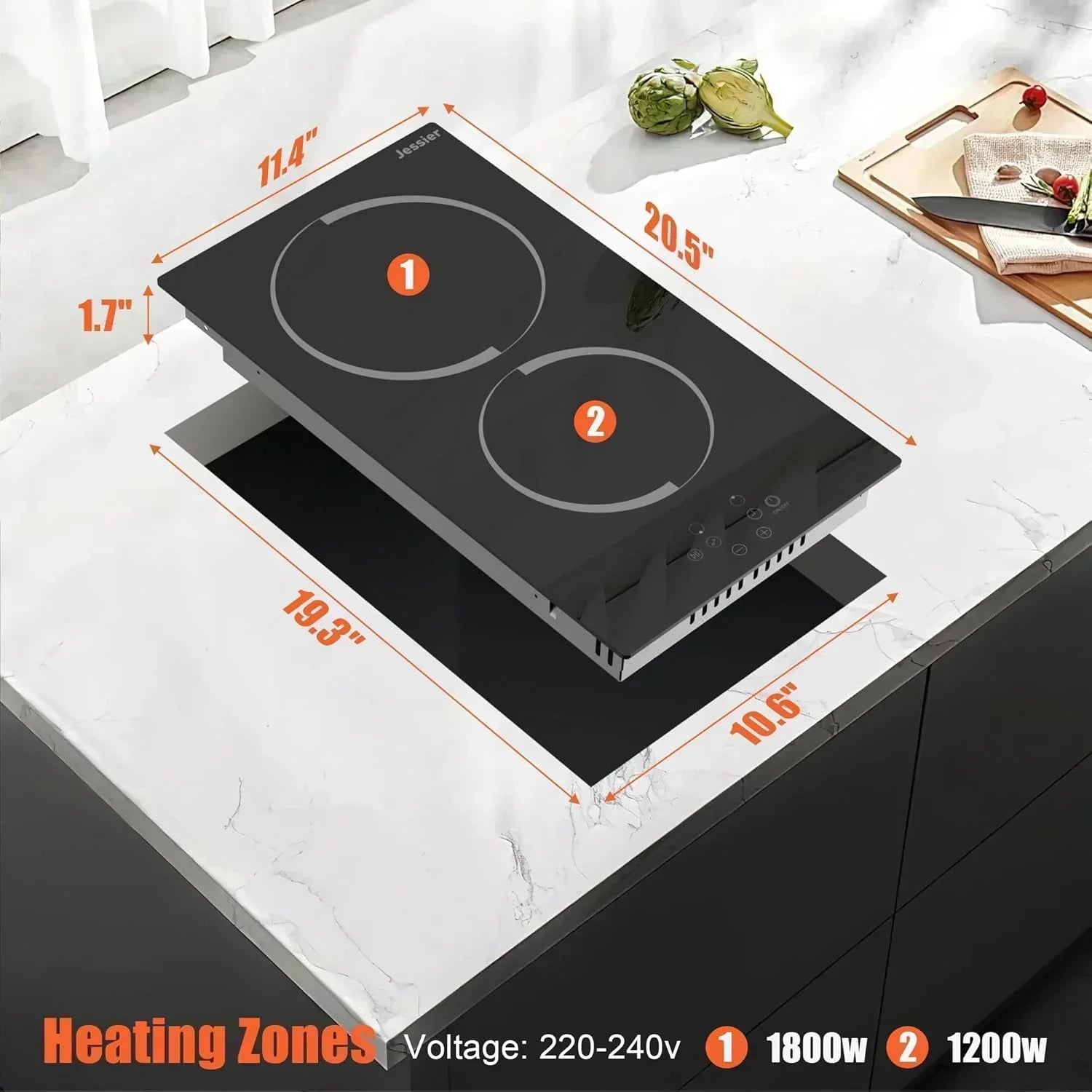 Electric Cooktop 30 Inch - 5 Burners Built-in Ceramic Cooktop 30 Electric Stove Top