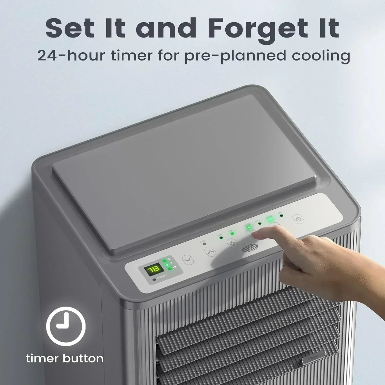 Air Choice Portable Air Conditioner 10000 BTU Air Conditioner Portable for Room Up to 450 Sq.Ft