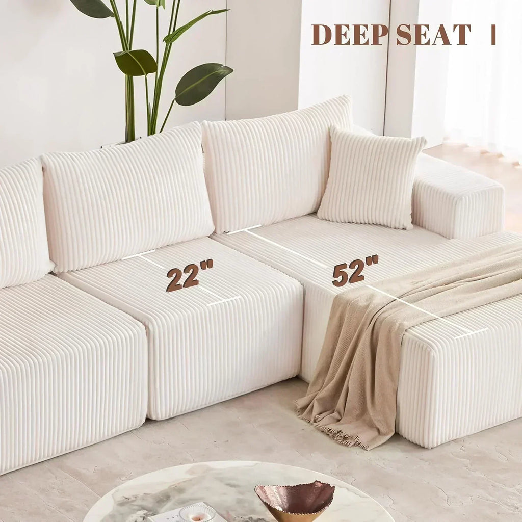 108 inch sectional sofa cloud sectional sofa with deep seat modern sectional L shaped sofa