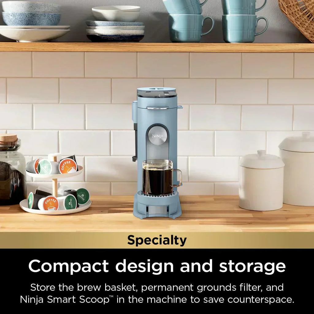 Ninja Single Serve Coffee Maker 56 oz Reservoir Stone