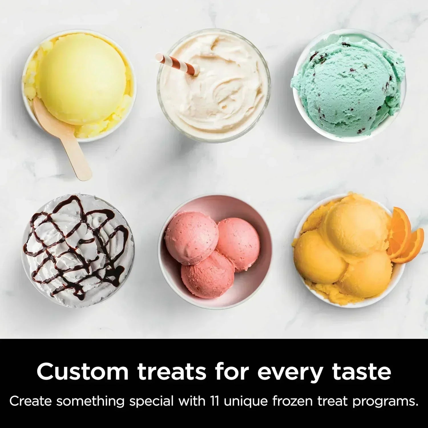 Ninja NC301 CREAMi Ice Cream Maker for Gelato Mix-ins Milkshakes Sorbet Smoothie Bowls More