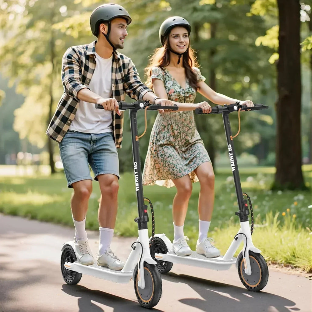 Electric Scooter 350W/500W Motor Top Speed 19/22 mph Max 16/23/28Miles Ranges Foldable E Scooter