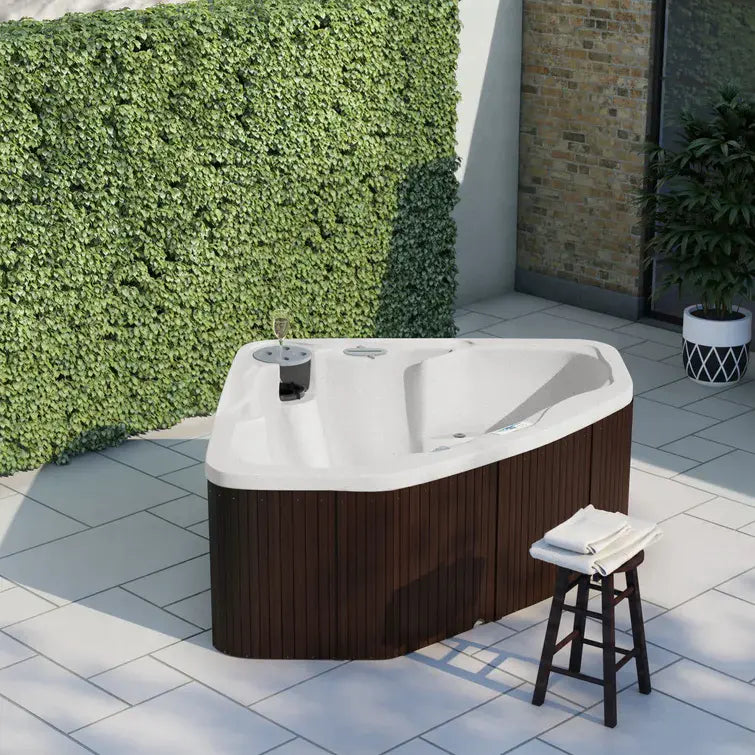 Lifesmart Spas 3 Person 17 Jet Plug And Play Hot Tub with Ozonator in Espresso