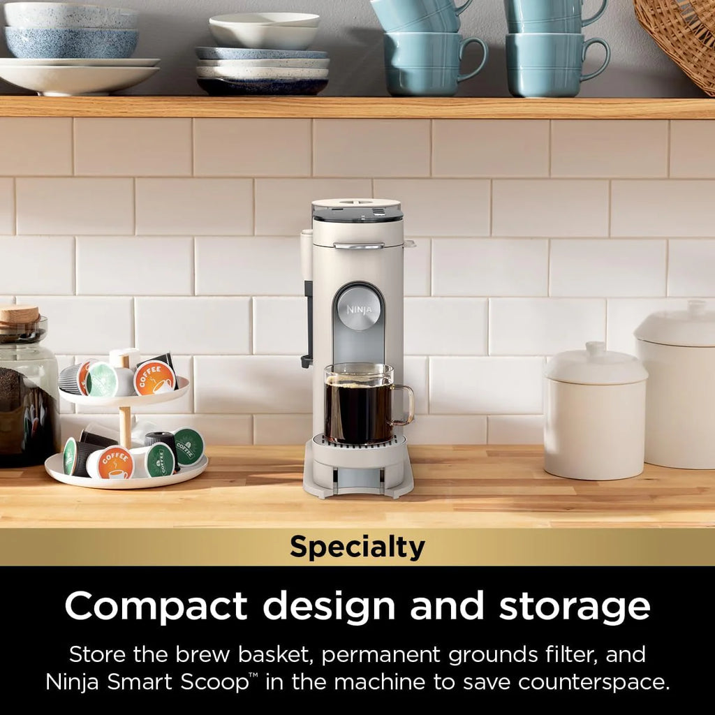 Ninja | Coffee Maker | Single Serve |Brew with Coffee Pods & Grounds| Compatible with K-Cup Coffee Pods | 4 Brew Styles, up to 24oz Cup Sizes & 56oz Removable Reservoir | Black | PB051