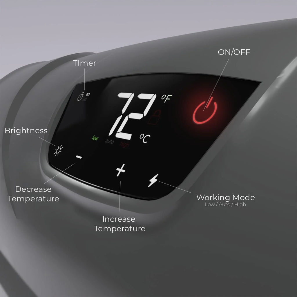 Heat Storm HS-1500-PHX-WIFI Infrared Heater, Wifi Wall Mounted