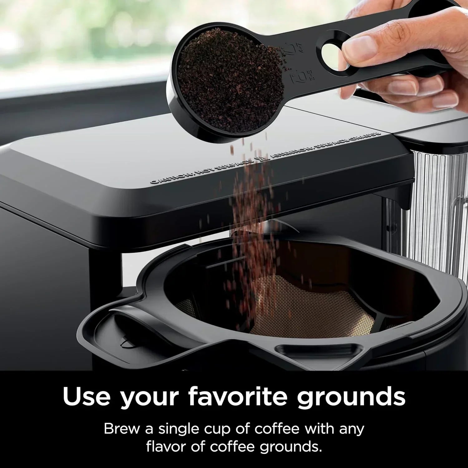 Extra Large Hot and Iced Coffee Maker with Fast Cold Brew 4 Brewing Methods 8 Sizes