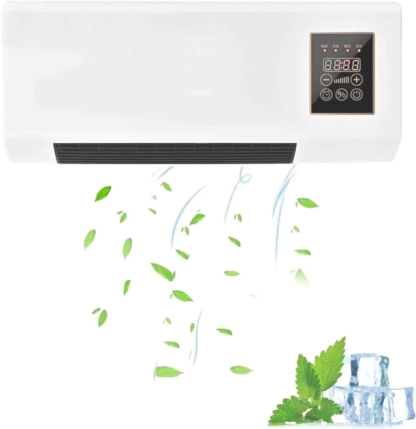 2025 New Climafy Air Conditioner, Climafy Portable Air Conditioner Split Max, Multifunctional Wall Air Conditioner, Effortless Cooling Anywhere with Split Max, Quiet Operation for Home, Office (D)