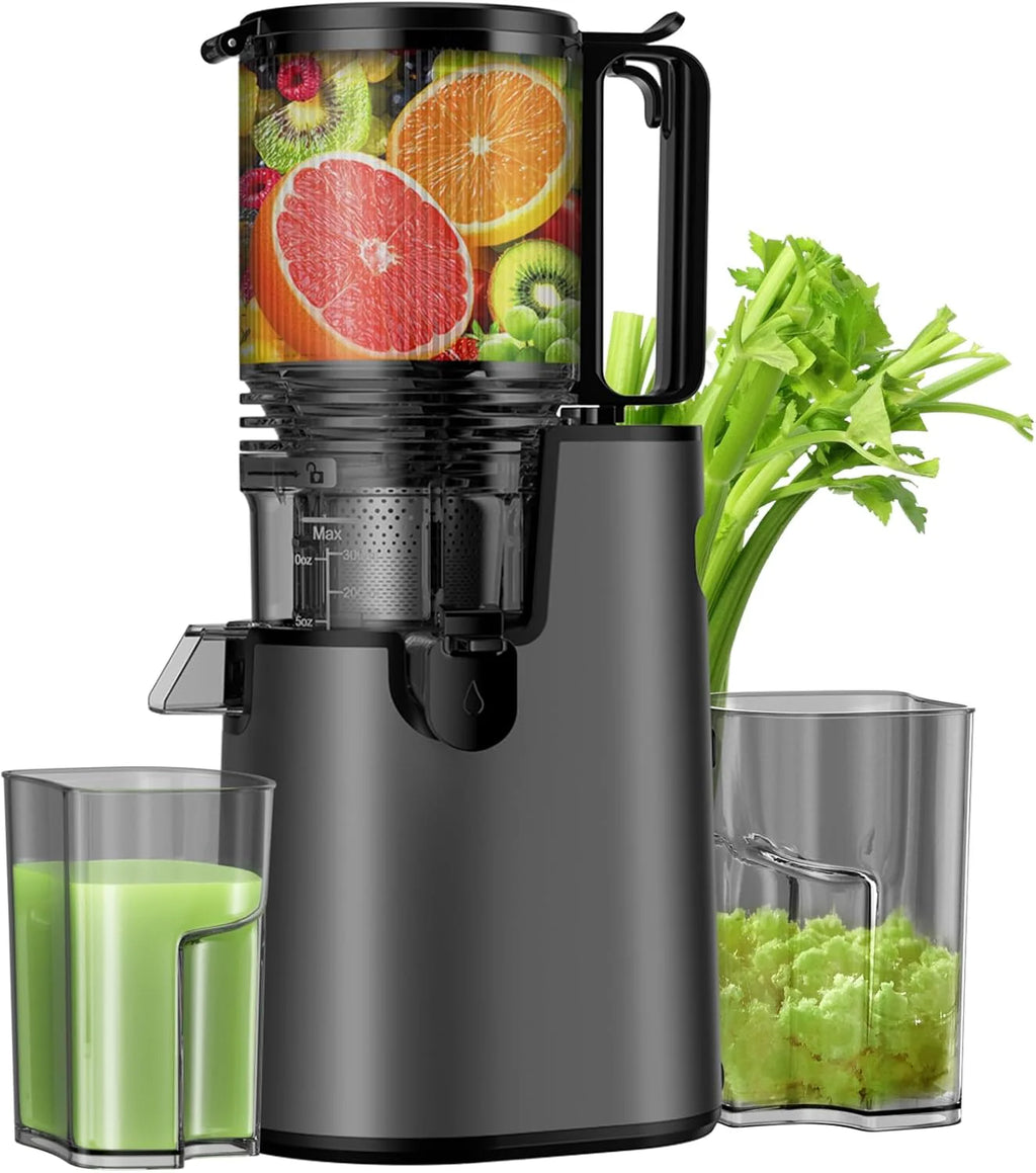 Cold Press Juicer Juicer Machines with 5.4 Wide Feed Chute Professional Slow Masticating Juicer