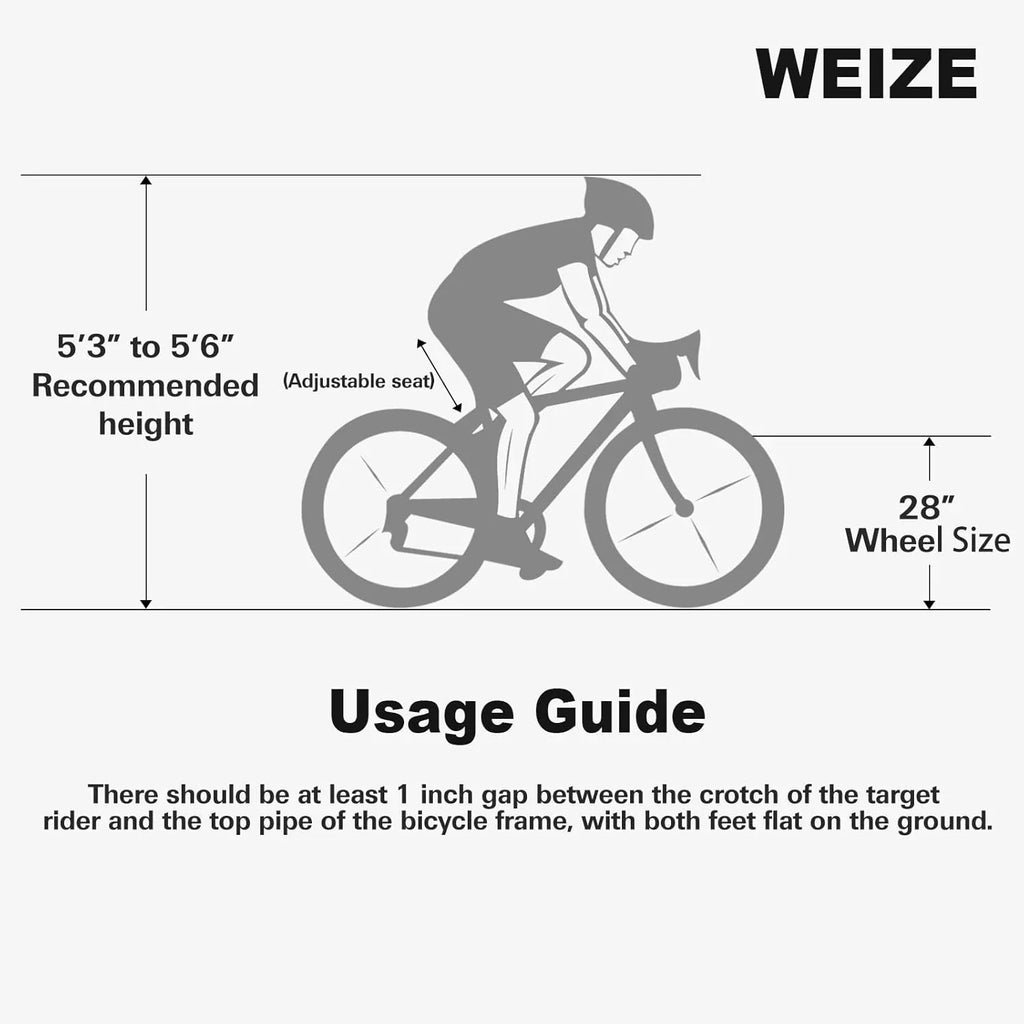 WEIZE Road Bike 700C Wheel City Commuter Bicycle Shimano 14 Speed Drop Bar Racing Adult Bike
